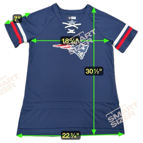 New England Patriots Jersey Shirt Women's Large NWOT - Picture 2 of 7